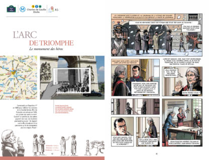 Arc de Triomphe, Guide de Paris en BD, Éditions Petit a Petit