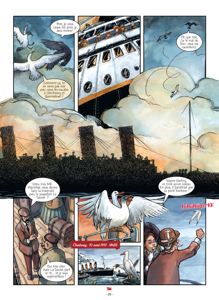 Titanic en BD Éditions Petit à Petit