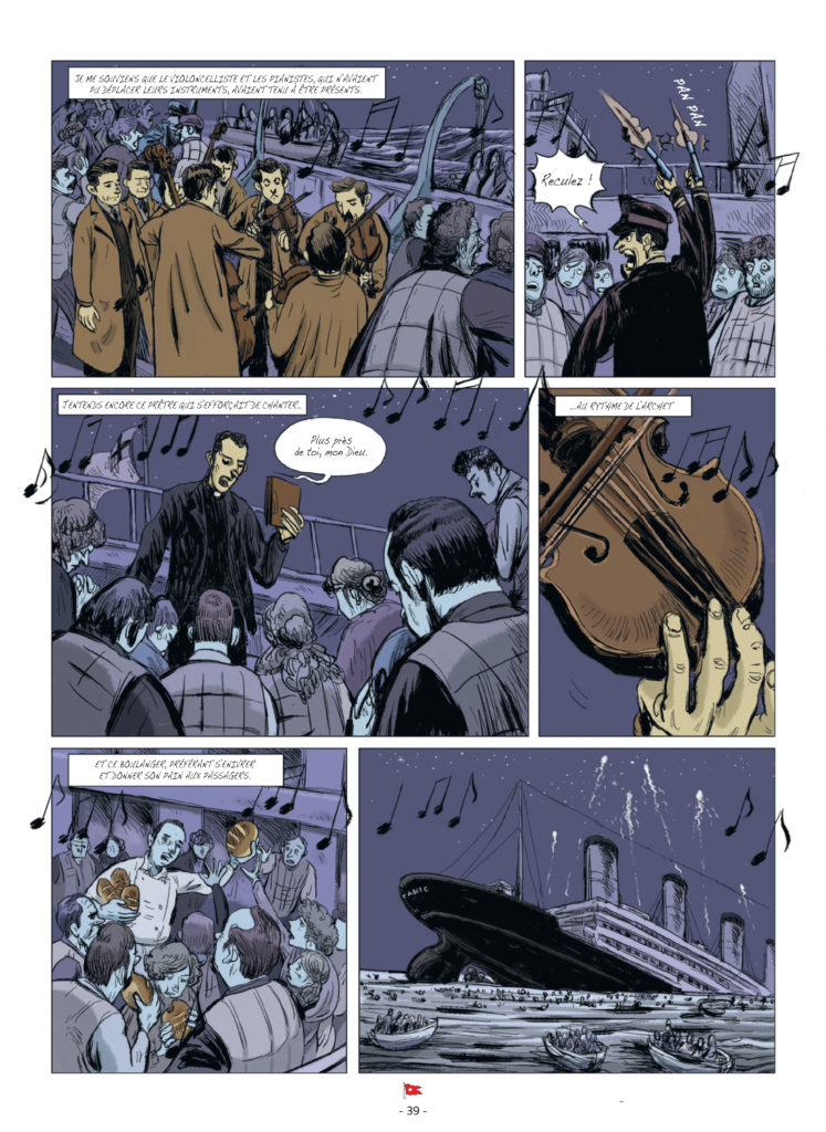 Titanic en BD Éditions Petit à Petit