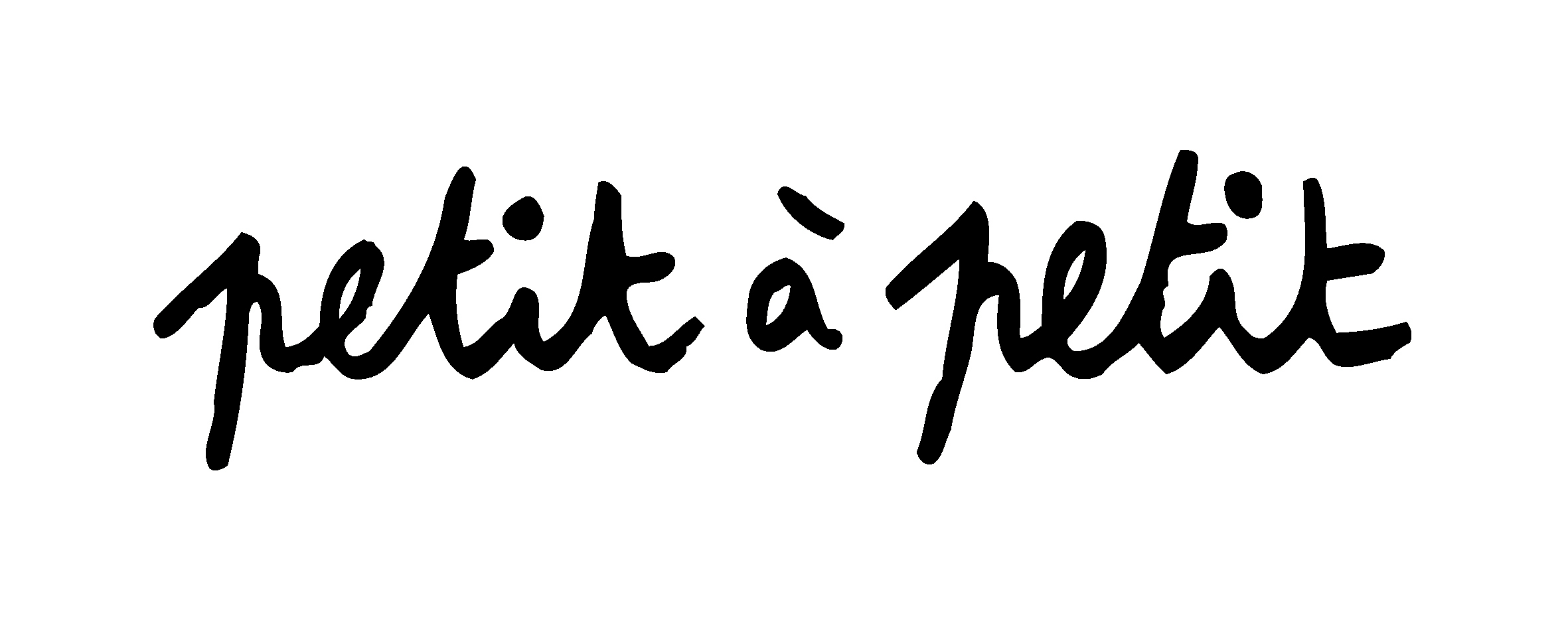 Accueil Éditions Petit à Petit